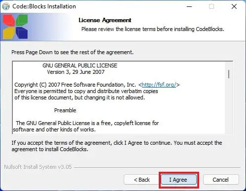 CodeBlocks License Agreement
