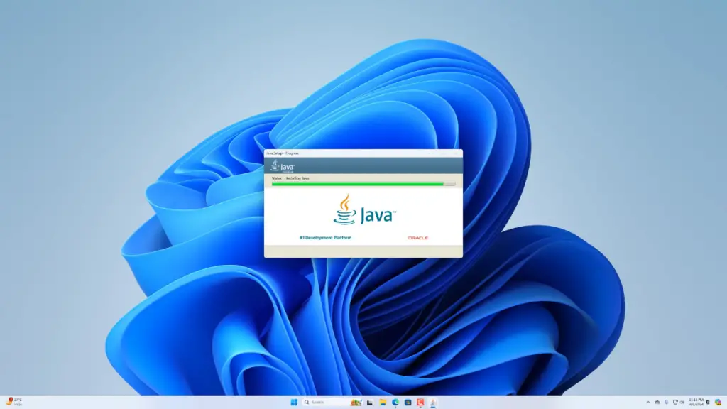 How to Install Java JRE in Windows 11